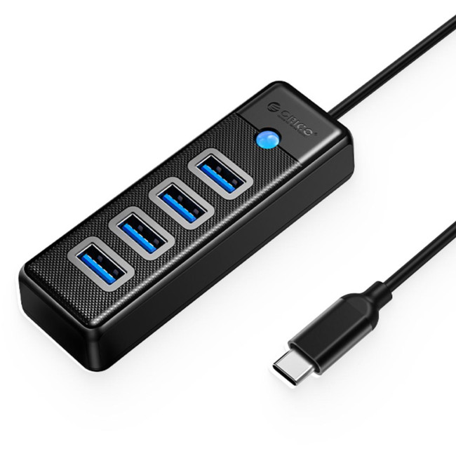 Orico Hub USB-C 4x USB-A 3.1 czarny Orico Hub USB-C 4x USB-A 3.1 czarny