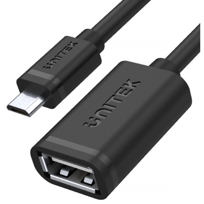 Unitek przewód OTG USB 2.0 AF do microUSB BM Unitek przewód OTG USB 2.0 AF do microUSB BM