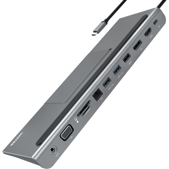 Unitek D1022A - 11w1 replikator USB TypC to ALL Unitek D1022A - 11w1 replikator USB TypC to ALL