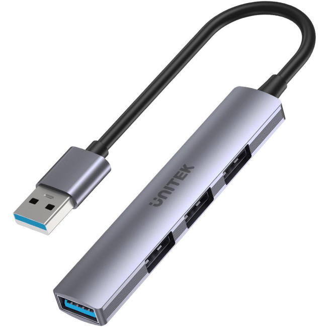 Unitek Hub USB-A 1*USB-A 5 Gbps, 3*USB-A 2.0 alu Unitek Hub USB-A 1*USB-A 5 Gbps, 3*USB-A 2.0 alu