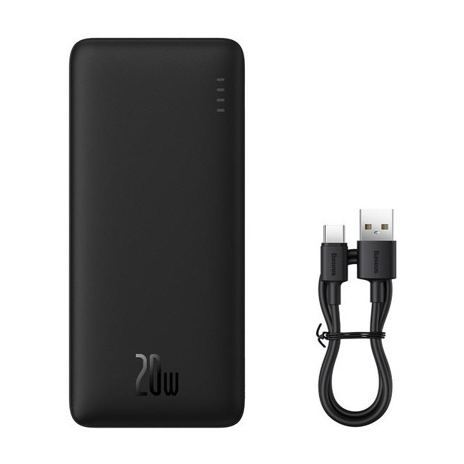 Powerbank Baseus Airpow PPQD090001 10000mAh 20W PD QC 20W USB-A USB-C + kabel