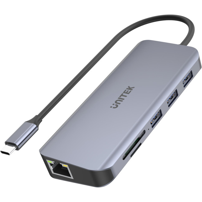 Hub USB Unitek USB-C 3xUSB 3.1 PD HDMI SD VGA RJ45 Hub USB Unitek USB-C 3xUSB 3.1 PD HDMI SD VGA RJ45
