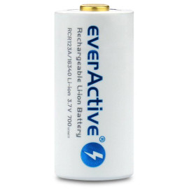 Akumulatorek 16340 / R-CR123 3,7V everActive 700mAh (1 szt.) z zabezpieczeniem