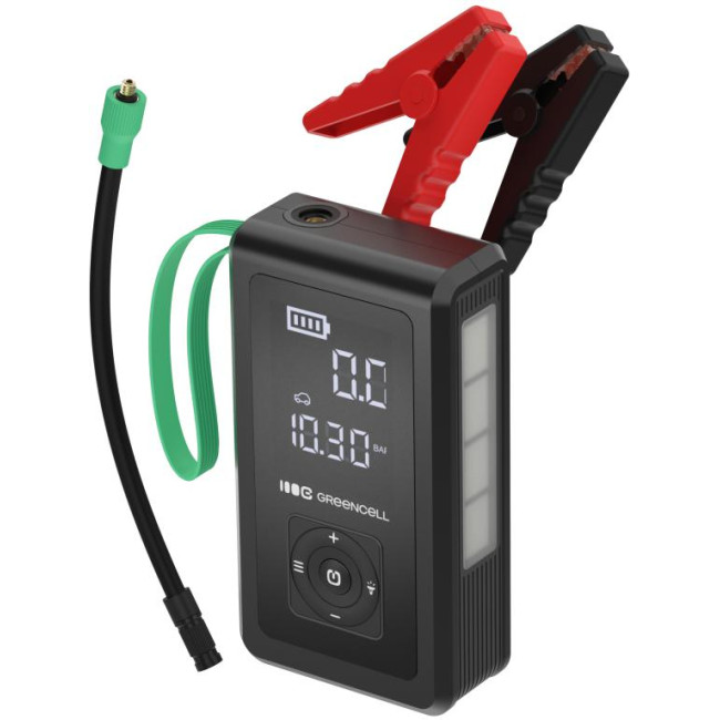 POWERBANK ROZRUSZNIK KOMPRESOR Green Cell PowerBoost Air Car Jump Starter 8000mAh 1000A 150PSI POWERBANK ROZRUSZNIK KOMPRESOR Green Cell PowerBoost Air Car Jump Starter 8000mAh 1000A 150PSI