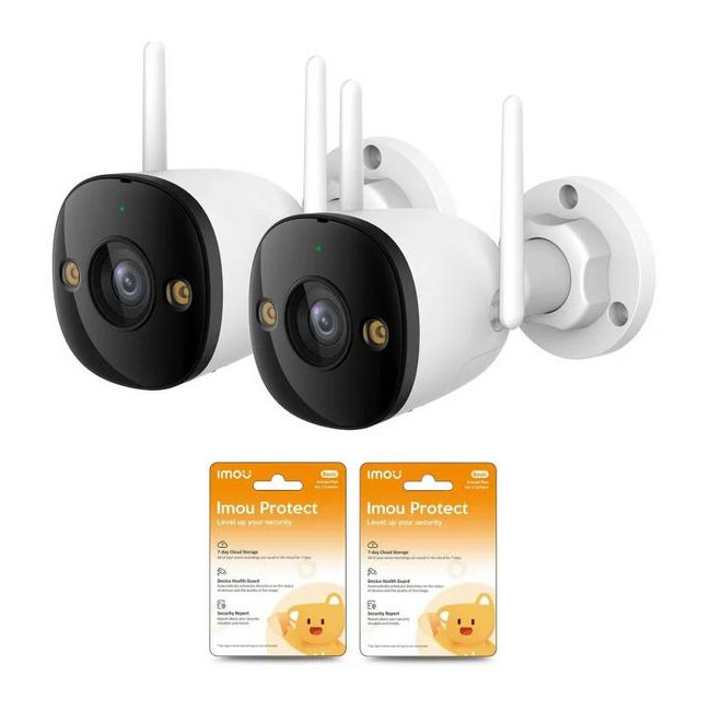Zestaw 2 kamer IP Imou bullet 3 5MP z chmurami Imou Protect