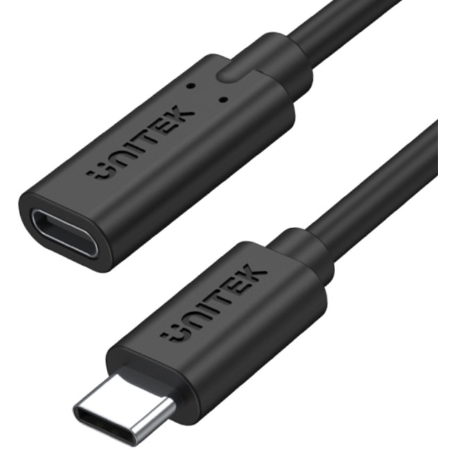 Przedłużacz Unitek C14086BK USB-C 10Gbps 4K, PD 100W 1,5m Przedłużacz Unitek C14086BK USB-C 10Gbps 4K, PD 100W 1,5m
