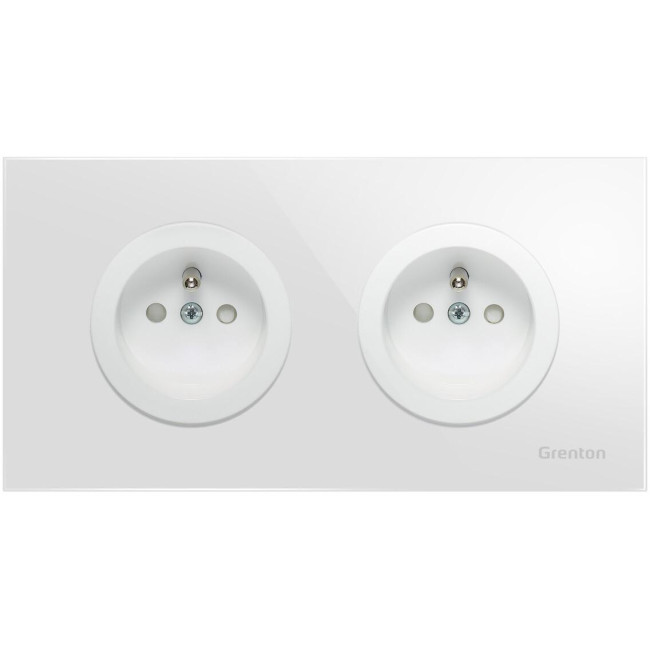 Gniadko podwójne typ F SOCKET białe Grenton Gniadko podwójne typ F SOCKET białe Grenton