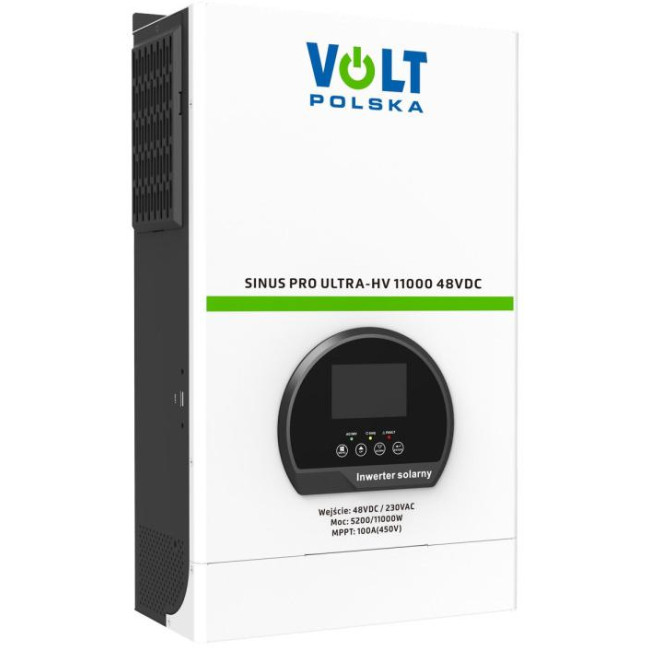 Przetwornica inwerter solarny SinusPro Ultra-HV 11000 48V/230V 5200/11000W 100A MPPT (450V) Przetwornica inwerter solarny SinusPro Ultra-HV 11000 48V/230V 5200/11000W 100A MPPT (450V)