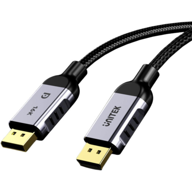 Unitek Przewód DisplayPort 2.1 8K@120Hz 1,5m Unitek Przewód DisplayPort 2.1 8K@120Hz 1,5m