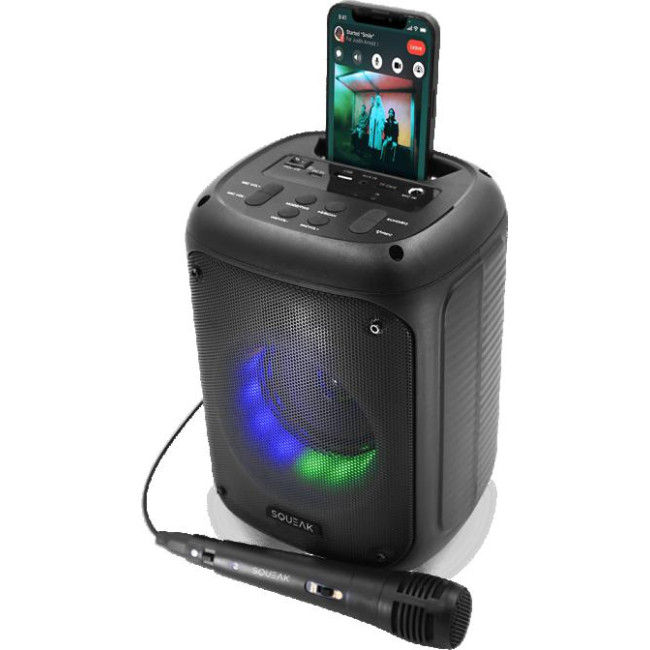 Głośnik BeatFlow Squeak SQ1005 BT, Radio FM, MP3, TWS Głośnik BeatFlow Squeak SQ1005 BT, Radio FM, MP3, TWS