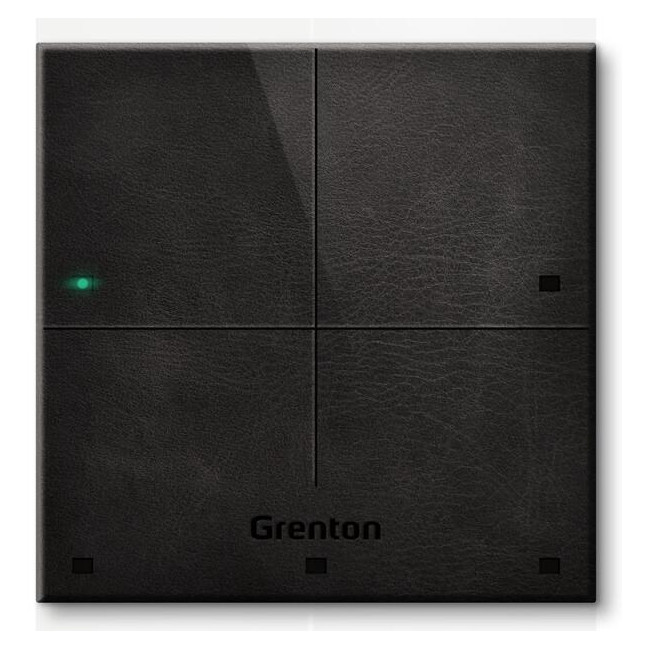 Panel dotykowy TOUCH PANEL 4B czarna skóra Grenton Panel dotykowy TOUCH PANEL 4B czarna skóra Grenton