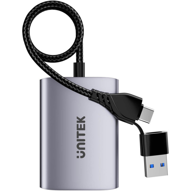 Unitek V1427A01 Adapter USB/C/A na 2x HDMI MST FullHD Unitek V1427A01 Adapter USB/C/A na 2x HDMI MST FullHD