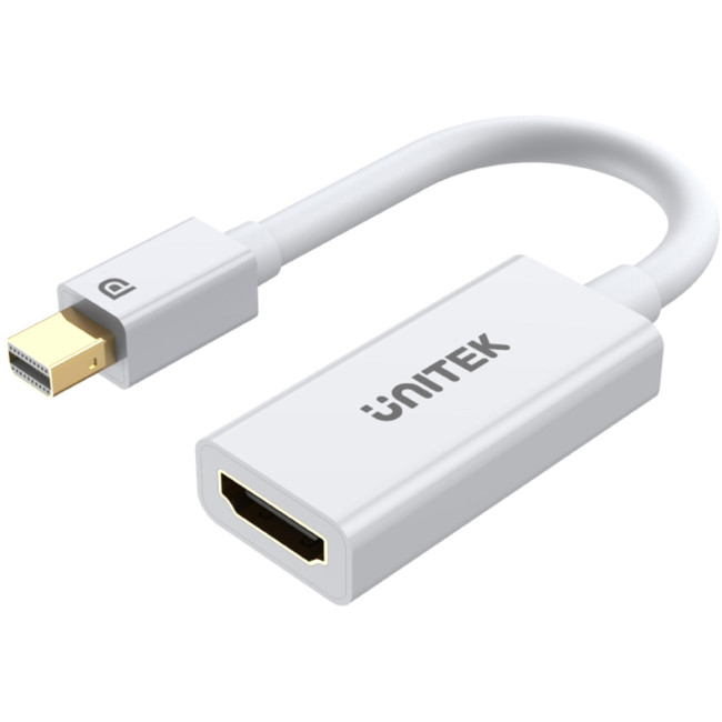 Adapter Unitek Y-6331 miniDisplayPort-HDMI 4K Adapter Unitek Y-6331 miniDisplayPort-HDMI 4K