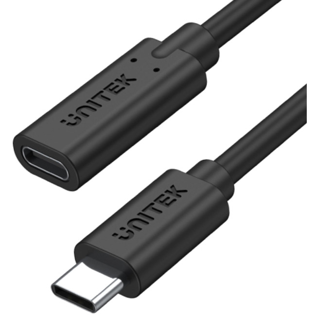 Przedłużacz Unitek C14086BK USB-C 10Gbps 4K PD 100W 50cm Przedłużacz Unitek C14086BK USB-C 10Gbps 4K PD 100W 50cm