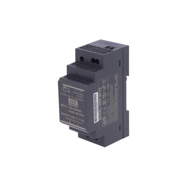 Przewodowy zasilacz 24v dc 30w na szynę din czarny ZS-24/30 Tech Sterowniki Przewodowy zasilacz 24v dc 30w na szynę din czarny ZS-24/30 Tech Sterowniki