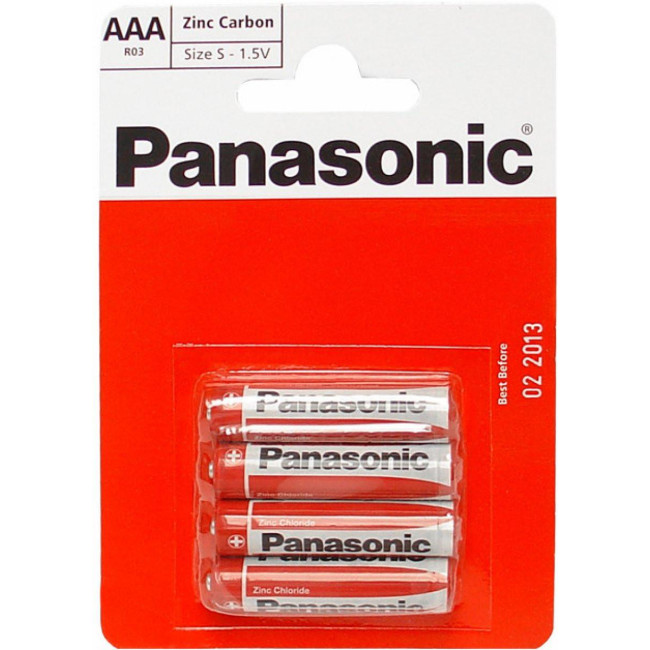 Bateria R03/4BP (AAA) PANASONIC (blister 4 szt.) Bateria R03/4BP (AAA) PANASONIC (blister 4 szt.)