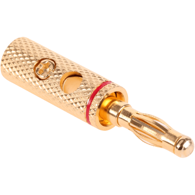 Wtyk głośnikowy banan złoty Cabletech Wtyk głośnikowy banan złoty Cabletech