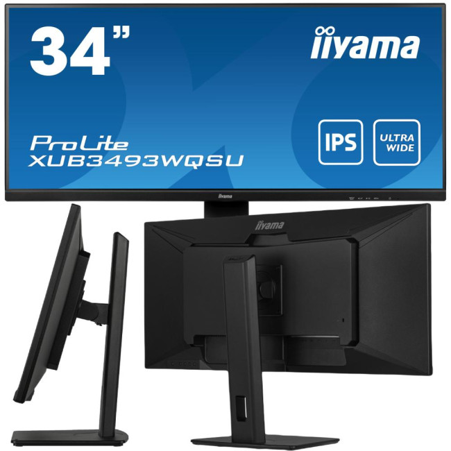 Monitor LED IIYAMA XUB3493WQSU-B5 34 cale Ultra Wide Monitor LED IIYAMA XUB3493WQSU-B5 34 cale Ultra Wide