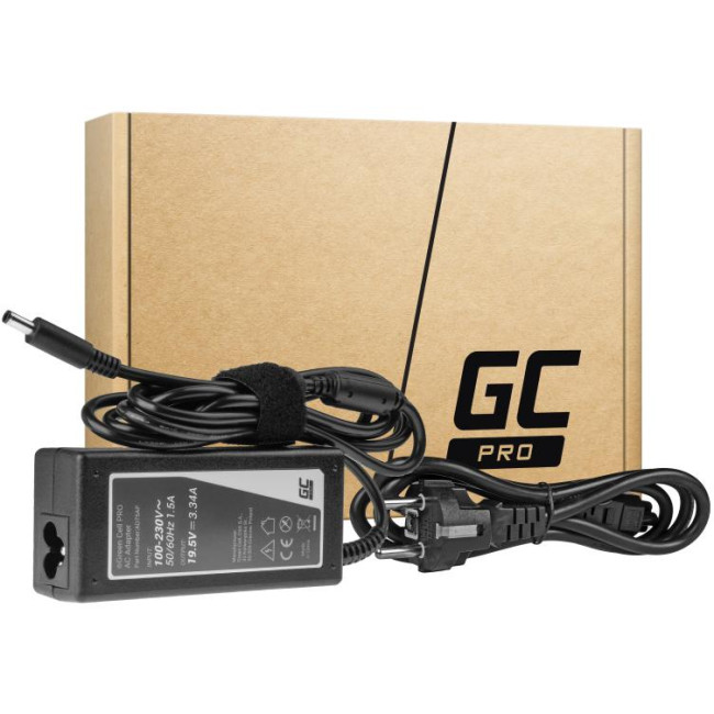 ZASILACZ ŁADOWARKA DO LAPTOPA DELL Green Cell PRO AD75AP 19,5V 3,34A 65W 4,5mm/3,0mm ZASILACZ ŁADOWARKA DO LAPTOPA DELL Green Cell PRO AD75AP 19,5V 3,34A 65W 4,5mm/3,0mm