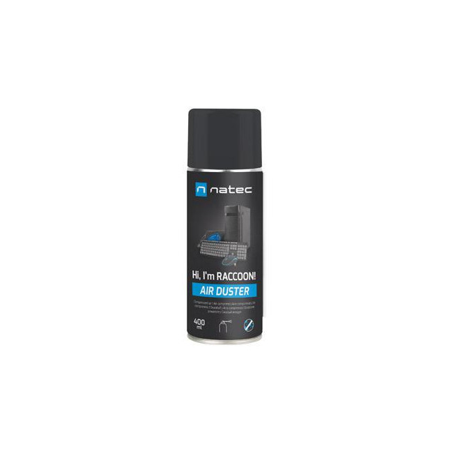 Sprężone powietrze Natec Raccoon Air 400ml Sprężone powietrze Natec Raccoon Air 400ml