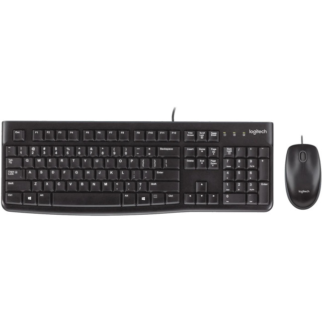Zestaw przewodowy Logitech MK120 Czarny Zestaw przewodowy Logitech MK120 Czarny