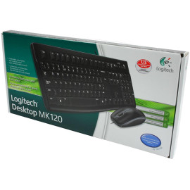 Zestaw przewodowy Logitech MK120 Czarny