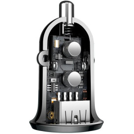 ŁADOWARKA SAMOCHODOWA Baseus Grain Pro CCALLP-01 24W 4.8A 2x USB-A