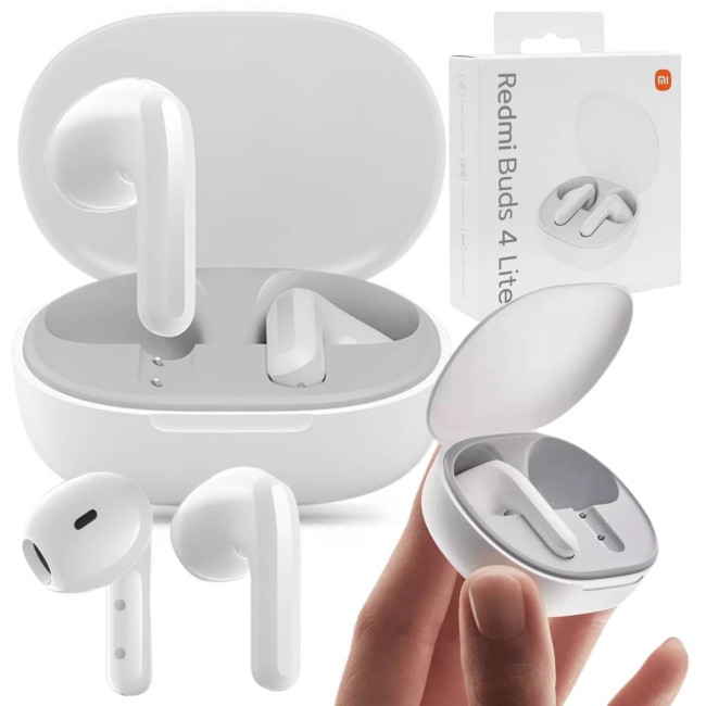 Słuchawki Xiaomi Redmi Buds 4 Lite biały Słuchawki Xiaomi Redmi Buds 4 Lite biały