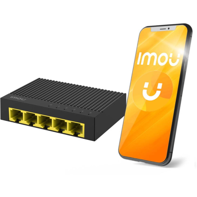 Switch Imou 5-portowy SG105C plastikowa obudowa Switch Imou 5-portowy SG105C plastikowa obudowa