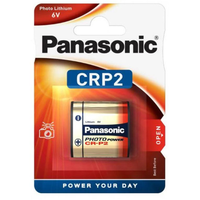 Bateria CRP2 / CR-P2 / DL223 1BL PANASONIC 6V (1 szt.) Bateria CRP2 / CR-P2 / DL223 1BL PANASONIC 6V (1 szt.)