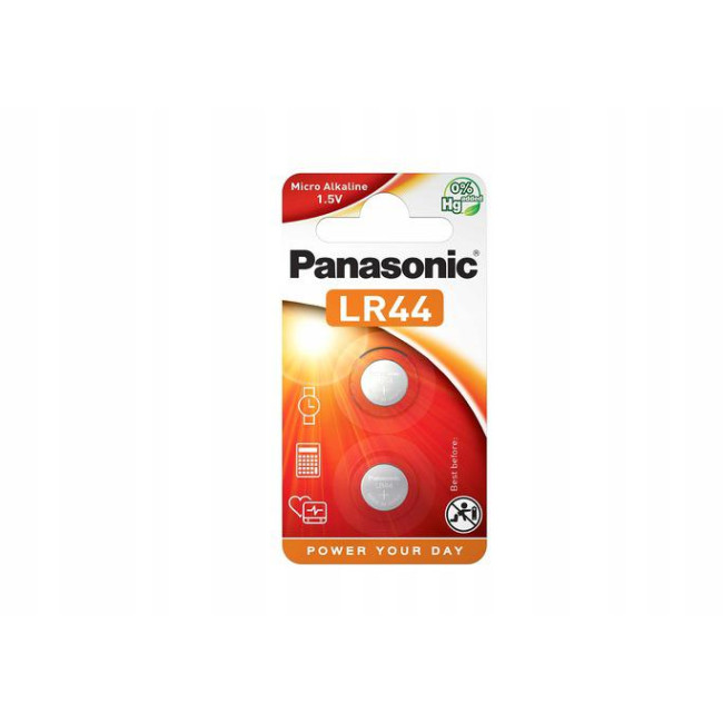 Bateria G13 / LR44 / LR1154 / 186 BAT 1BL PANASONIC 1,5V (1 szt.) Bateria G13 / LR44 / LR1154 / 186 BAT 1BL PANASONIC 1,5V (1 szt.)