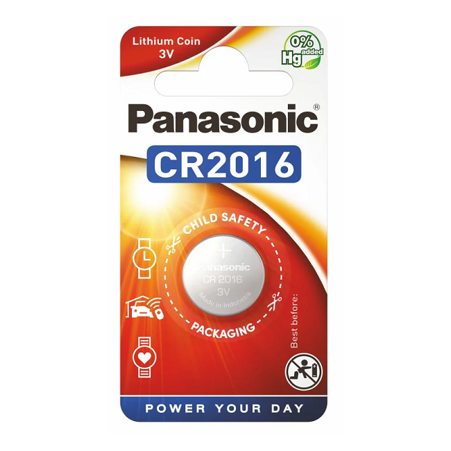 Bateria CR2016 PANASONIC (blister 1 szt.) Bateria CR2016 PANASONIC (blister 1 szt.)