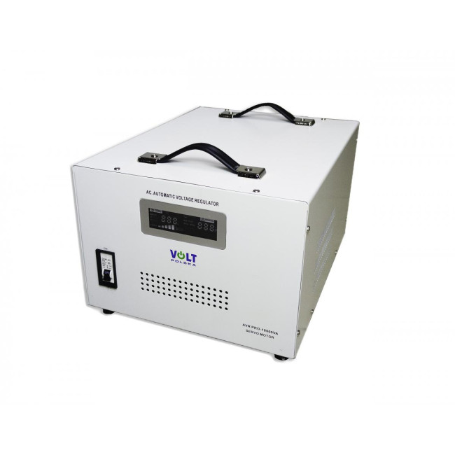 Stabilizator napięcia Volt Polska AVR Pro 10000VA 3% Servo Stabilizator napięcia Volt Polska AVR Pro 10000VA 3% Servo