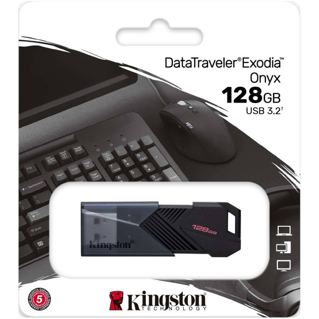 Pendrive Kingston Data Traveler Exodia Onyx 128GB USB3.2 Gen1 Pendrive Kingston Data Traveler Exodia Onyx 128GB USB3.2 Gen1