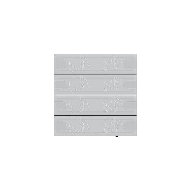 GIRA czujnik przyciskowy 4 Komfort 4x KNX TS4 antracytowy 5004028 GIRA czujnik przyciskowy 4 Komfort 4x KNX TS4 antracytowy 5004028