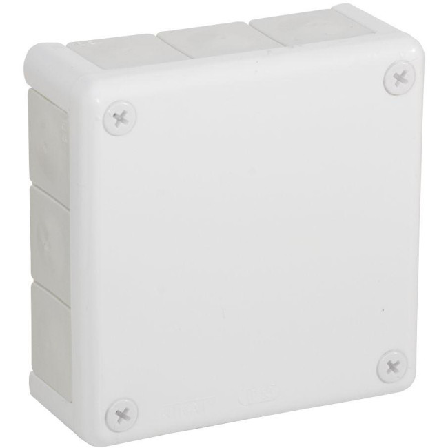 Puszka natynkowa pusta 12 wlotów VIPLAST VP-51 BIAŁA IP55 118x118x46mm 051-01 Puszka natynkowa pusta 12 wlotów VIPLAST VP-51 BIAŁA IP55 118x118x46mm 051-01