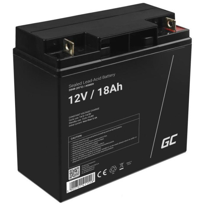 AKUMULATOR AGM Green Cell VRLA 12V 18Ah AKUMULATOR AGM Green Cell VRLA 12V 18Ah