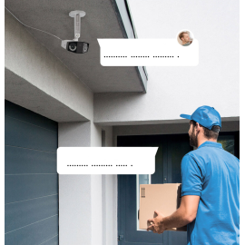 Kamera IP Reolink DUO akumulatorowa bezprzewodowa z podwójnym obiektywem WiFi