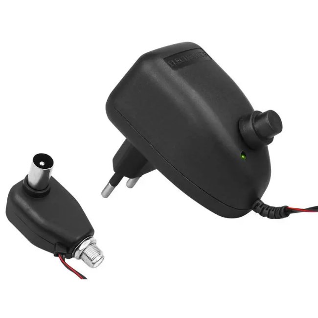 Zasilacz antenowy regulowany z gniazdem F DC 2-12V/100mA Zasilacz antenowy regulowany z gniazdem F DC 2-12V/100mA