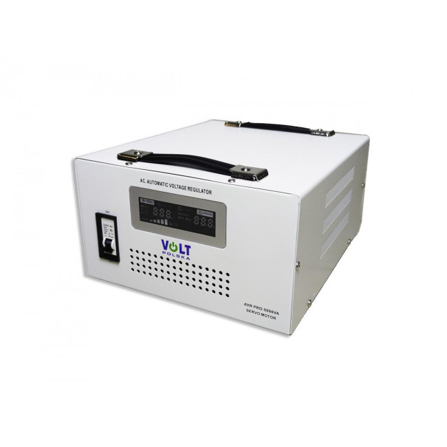Stabilizator napięcia Volt Polska AVR Pro 5000VA 3% Servo Stabilizator napięcia Volt Polska AVR Pro 5000VA 3% Servo