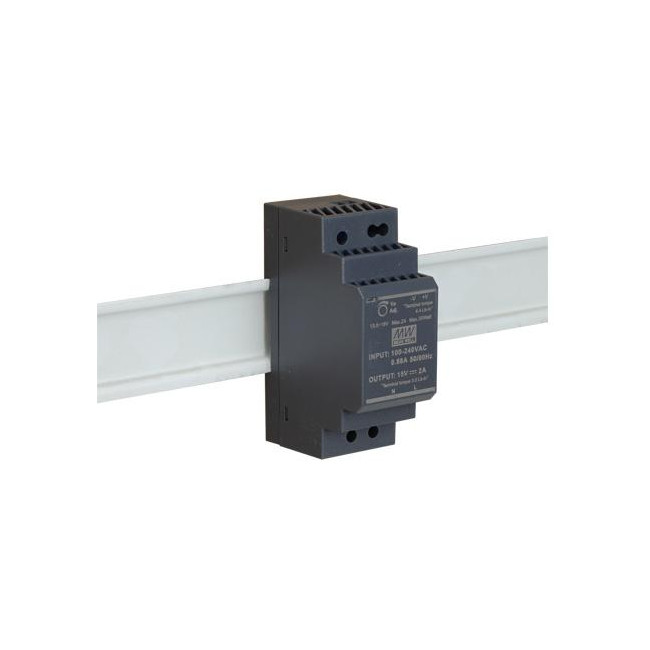 ZASILACZ IMPULSOWY NA SZYNĘ DIN MEAN WELL HDR-30-24 24V/30W/1.5A ZASILACZ IMPULSOWY NA SZYNĘ DIN MEAN WELL HDR-30-24 24V/30W/1.5A