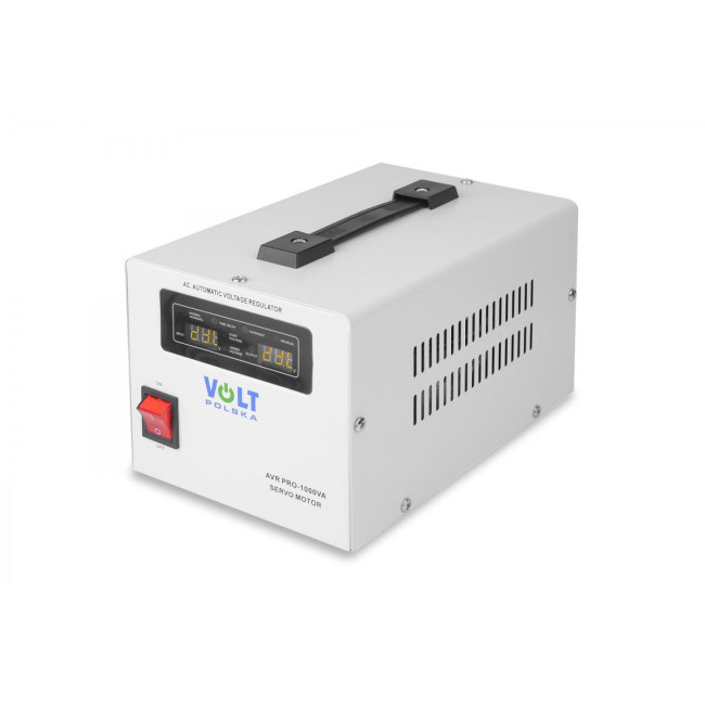 Stabilizator napięcia Volt Polska AVR Pro 1000VA 3% Servo Stabilizator napięcia Volt Polska AVR Pro 1000VA 3% Servo