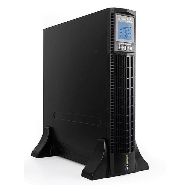 UPS ZASILACZ AWARYJNY Green Cell 3000VA 2700W DO SZAFY RACK RTII Z WYŚWIETLACZEM LCD UPS15 UPS ZASILACZ AWARYJNY Green Cell 3000VA 2700W DO SZAFY RACK RTII Z WYŚWIETLACZEM LCD UPS15