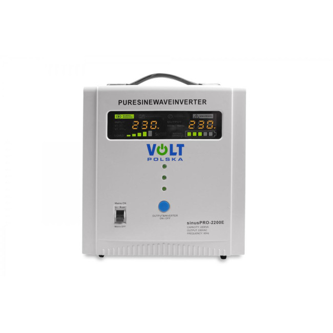 Przetwornica Volt Polska SinusPro 2200E 2200VA 12V 1600/2200W Przetwornica Volt Polska SinusPro 2200E 2200VA 12V 1600/2200W