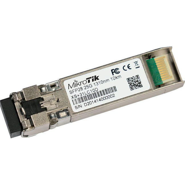 MODUŁ SFP+ MIKROTIK XS+31LC10D SFP/SFP+/SFP28 MODUŁ SFP+ MIKROTIK XS+31LC10D SFP/SFP+/SFP28