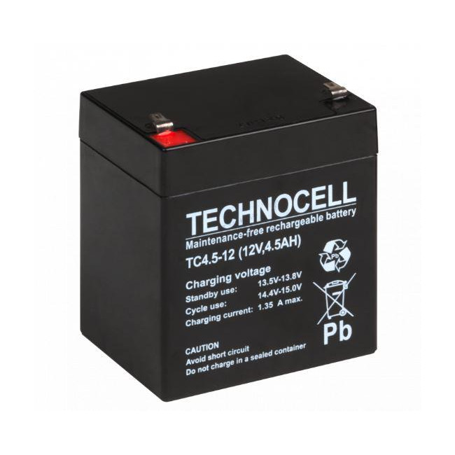 Akumulator AGM TECHNOCELL serii TC 12V 4,5Ah Akumulator AGM TECHNOCELL serii TC 12V 4,5Ah