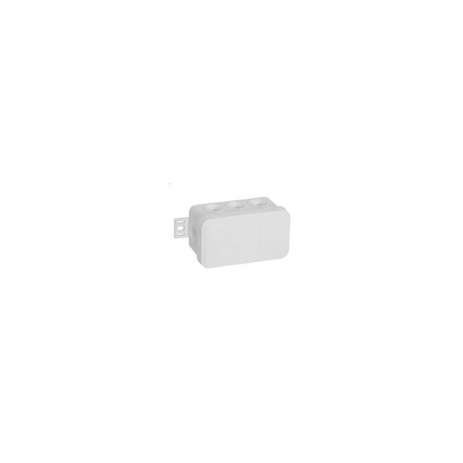 Puszka natynkowa pusta 8 wlotów VIPLAST V8 klik BIAŁA IP54 80x45x41mm 038-01 Puszka natynkowa pusta 8 wlotów VIPLAST V8 klik BIAŁA IP54 80x45x41mm 038-01