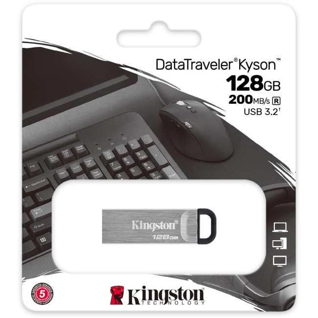 Pendrive Kingston Kyson DTKN/128GB USB 3.2 Gen1 Pendrive Kingston Kyson DTKN/128GB USB 3.2 Gen1