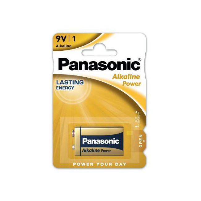Bateria 6LR61 PANASONIC 9V Alcaline (blister 1 szt.) Bateria 6LR61 PANASONIC 9V Alcaline (blister 1 szt.)