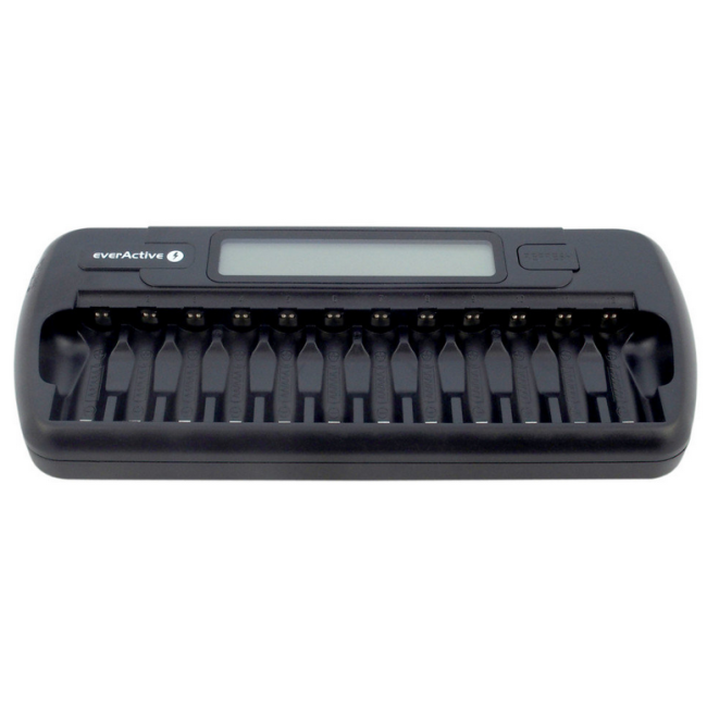 Ładowarka do 12 akumulatorków AA / AAA everActive NC-1200 Ładowarka do 12 akumulatorków AA / AAA everActive NC-1200